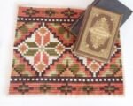 Scandinavian Folk Art Crewel Embroidery Panel