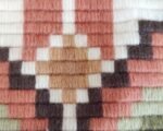 Scandinavian Folk Art Crewel Embroidery Panel