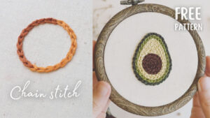 How to Chain Stitch Embroidery