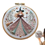 Witch Pattern Embroidery Kit