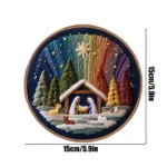 Christmas Nativity Scene Embroidery Kit