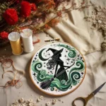 Witch Pattern Embroidery Kit