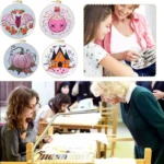 Halloween Embroidery Kit with Spider & Bat Pattern