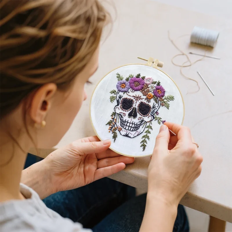 Halloween Ghost Embroidery Starter Kit