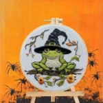 Halloween Witch Hat Series Embroidery Kit Set